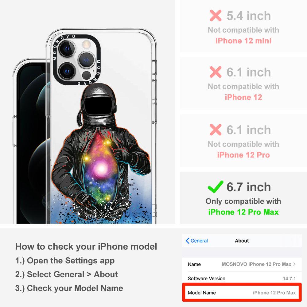 Mystery Astronaut Phone Case - iPhone 12 Pro Max Case - MOSNOVO