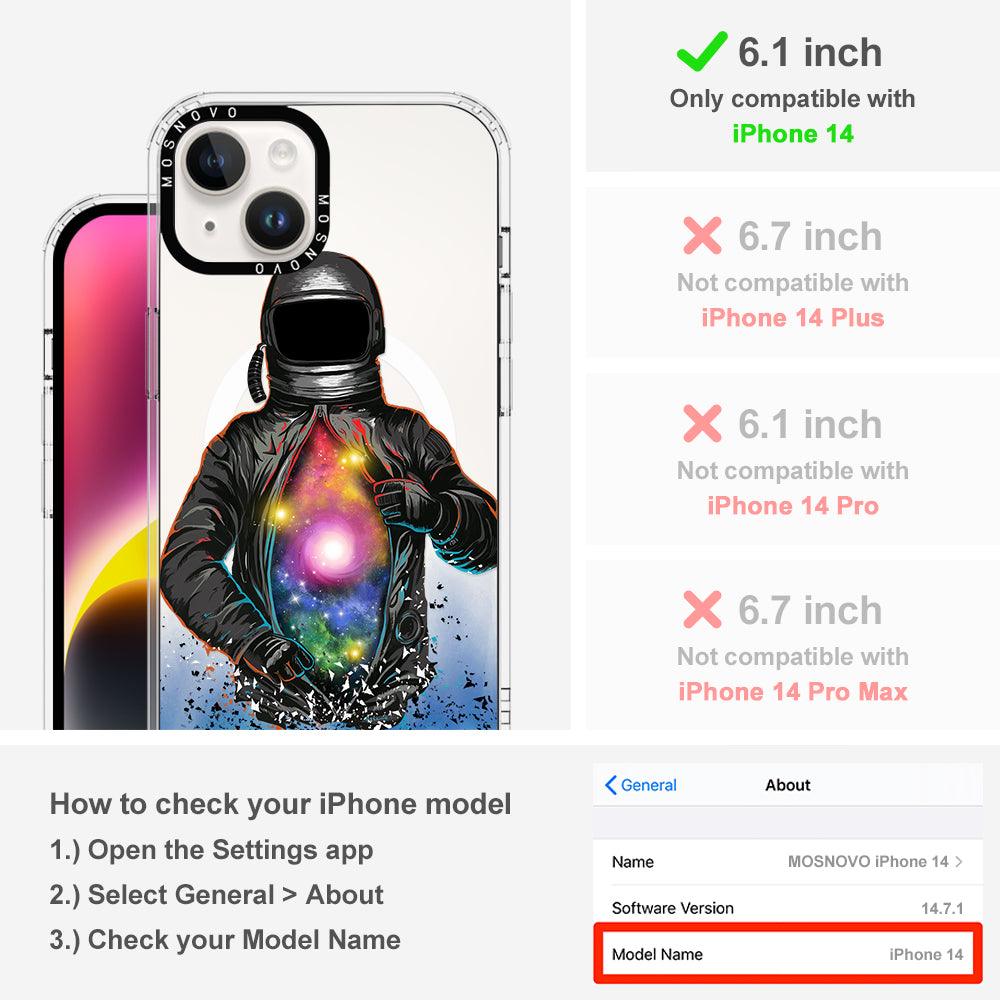 Mystery Astronaut Phone Case - iPhone 14 Case - MOSNOVO