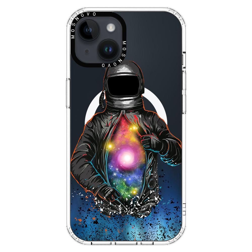 Mystery Astronaut Phone Case - iPhone 14 Plus Case - MOSNOVO
