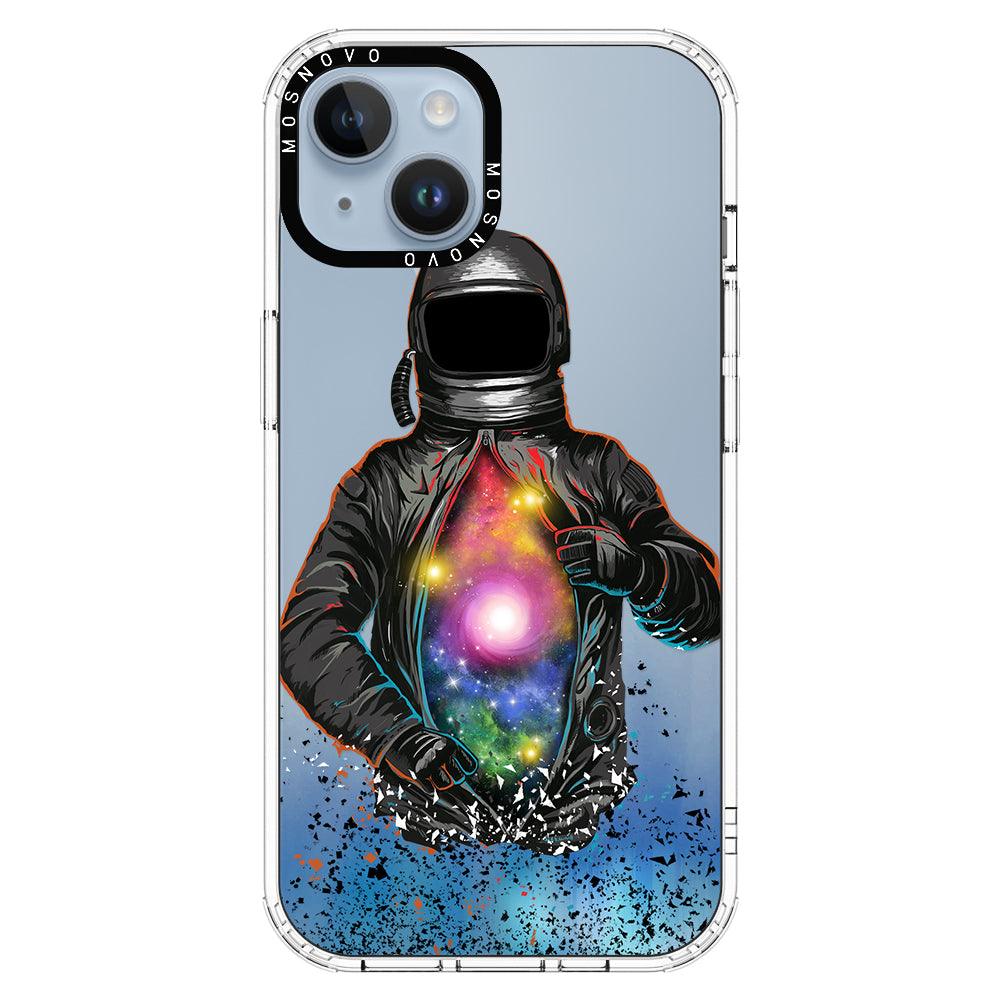 Mystery Astronaut Phone Case - iPhone 14 Plus Case - MOSNOVO