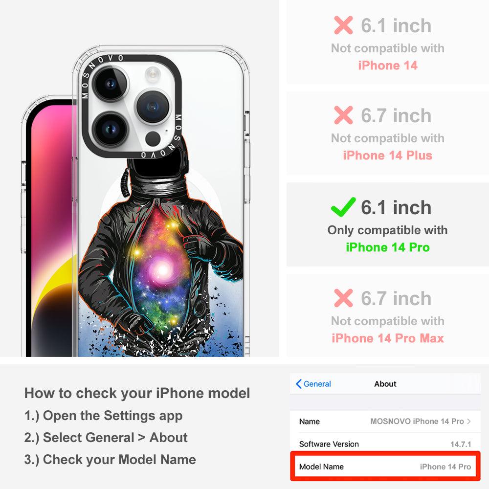 Mystery Astronaut Phone Case - iPhone 14 Pro Case - MOSNOVO