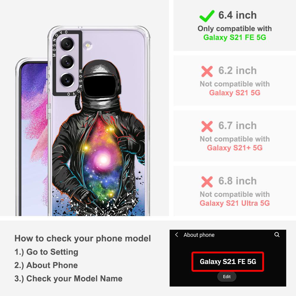 Mystery Astronaut Phone Case - Samsung Galaxy S21 FE Case - MOSNOVO