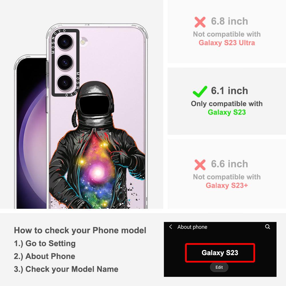 Mystery Astronaut Phone Case - Samsung Galaxy S23 Case - MOSNOVO