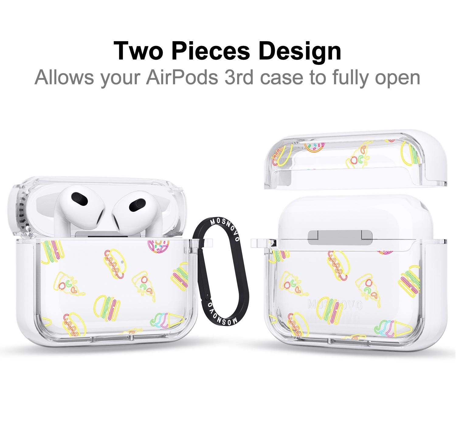 Neon Burgers AirPods 3 Case (3rd Generation) - MOSNOVO