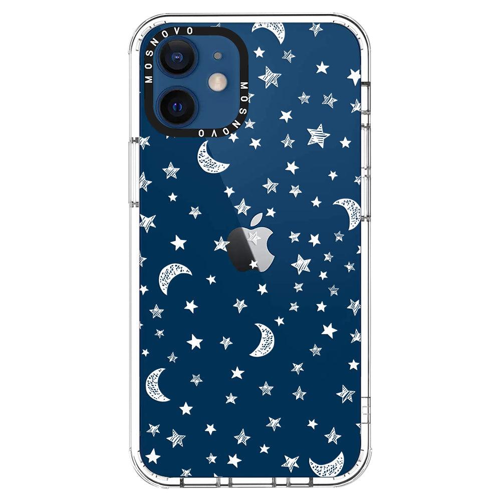Night Moon Sky Phone Case - iPhone 12 Case - MOSNOVO