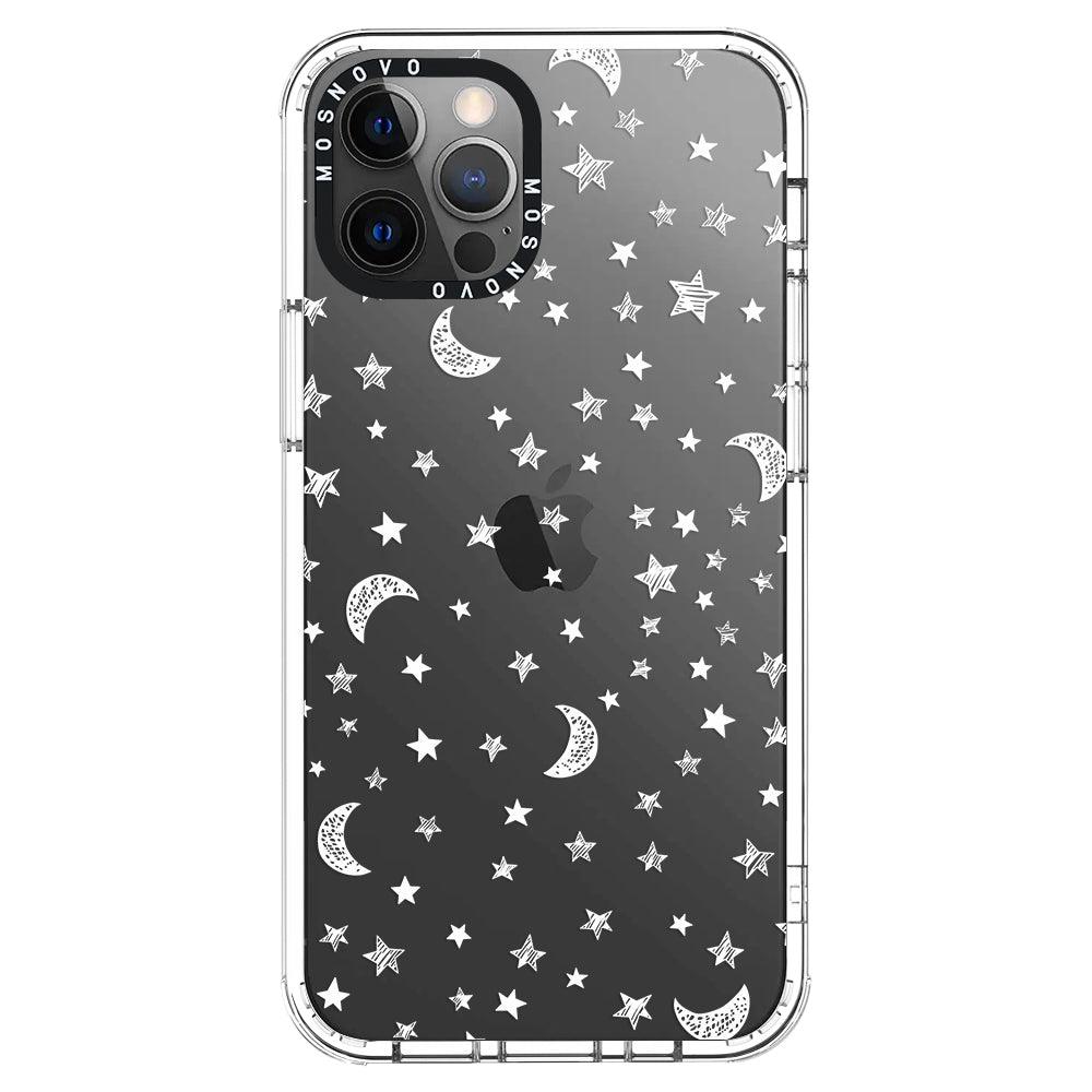 Night Moon Sky Phone Case - iPhone 12 Pro Case - MOSNOVO