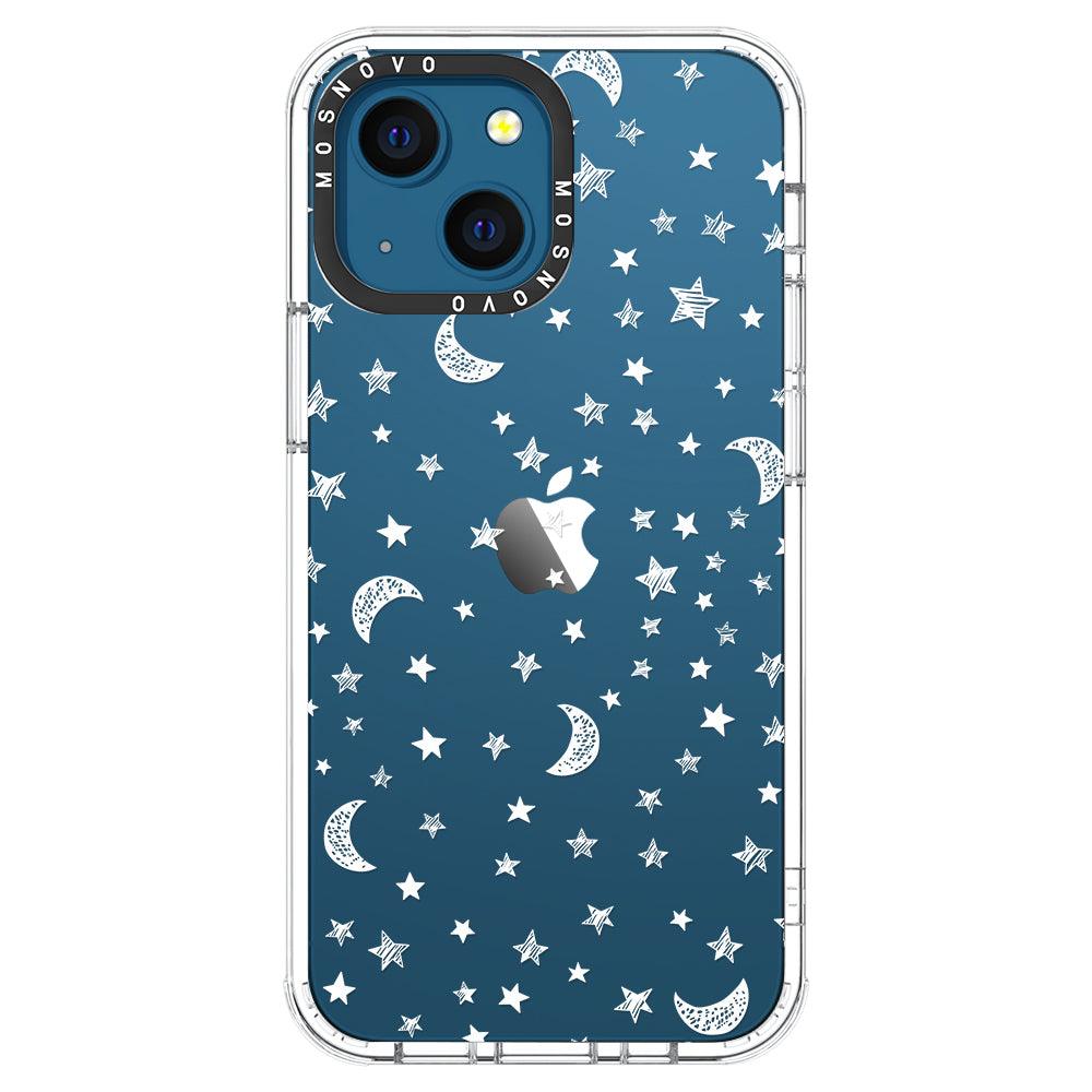 Night Moon Sky Phone Case - iPhone 13 Case - MOSNOVO