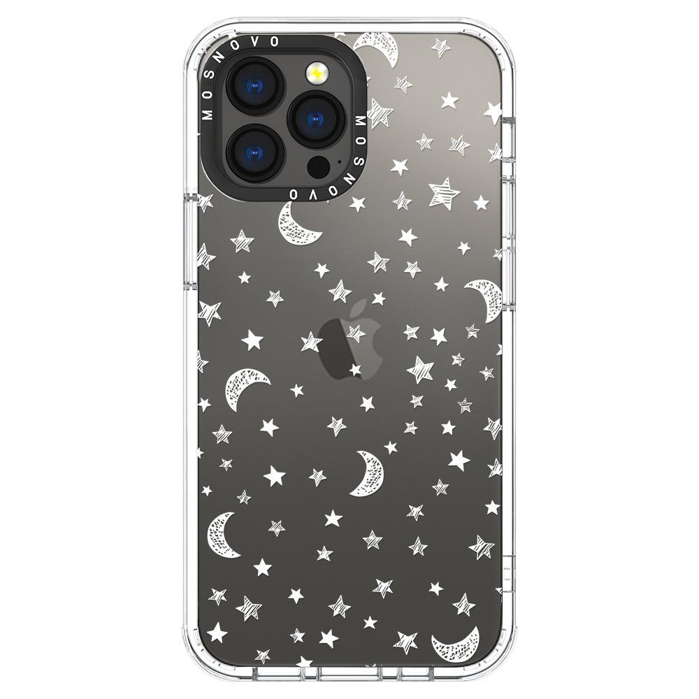 Night Moon Sky Phone Case - iPhone 13 Pro Max Case - MOSNOVO