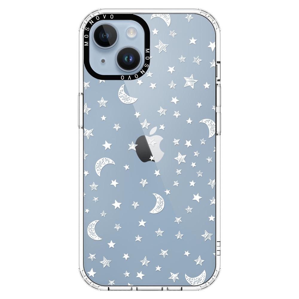 Night Moon Sky Phone Case - iPhone 14 Case - MOSNOVO