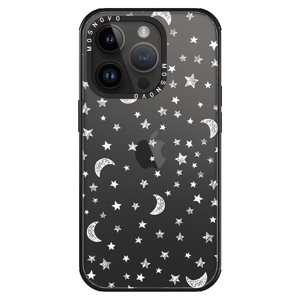 Night Moon Sky Phone Case - iPhone 14 Pro Case - MOSNOVO