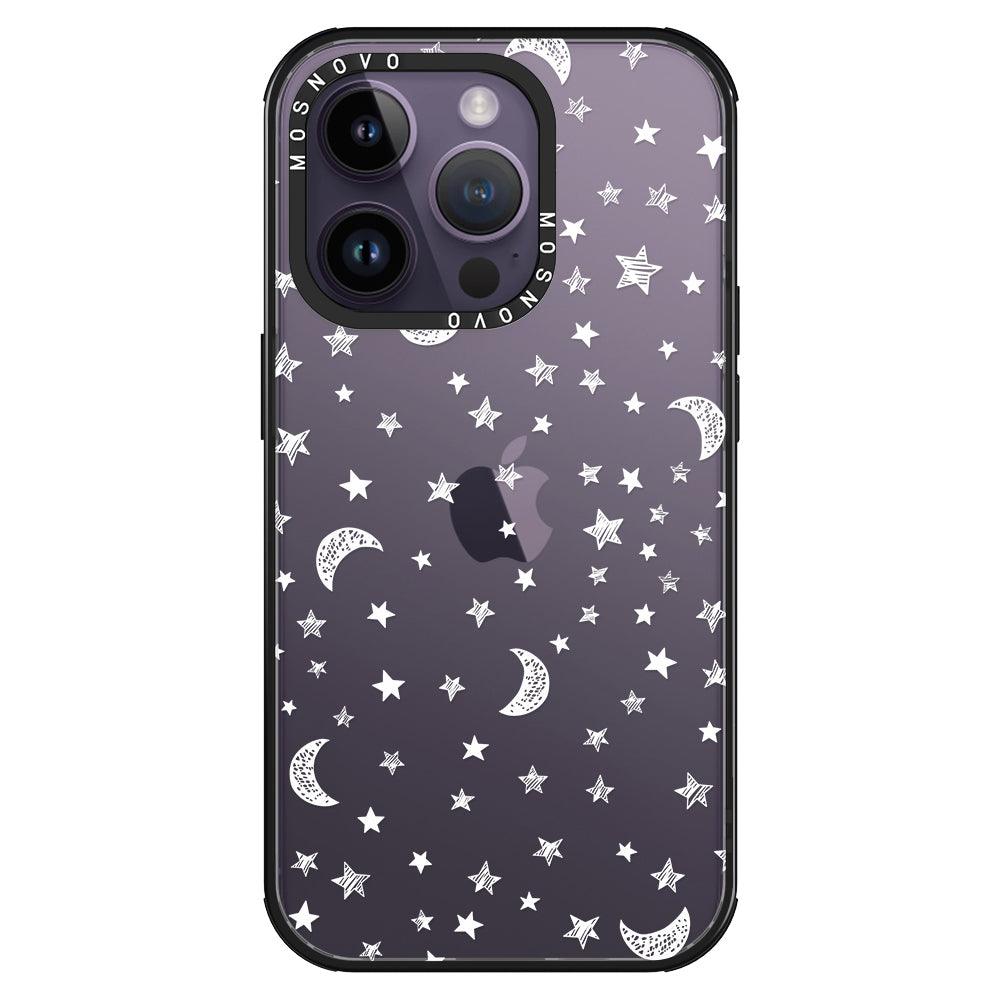 Night Moon Sky Phone Case - iPhone 14 Pro Case - MOSNOVO