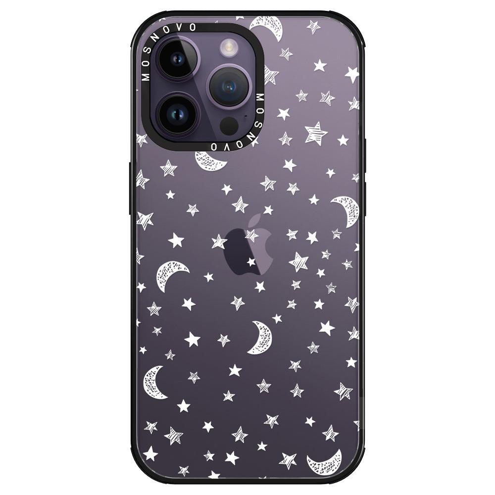 Night Moon Sky Phone Case - iPhone 14 Pro Max Case - MOSNOVO