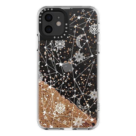 Night Sky Glitter Phone Case - iPhone 12 Mini Case - MOSNOVO