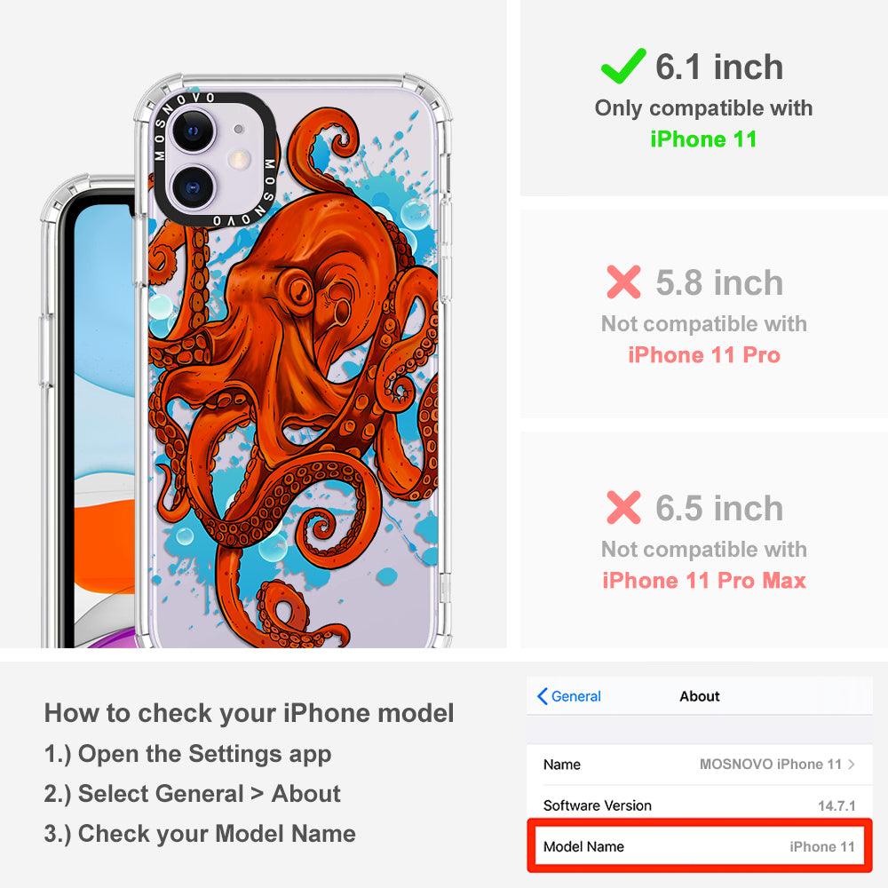 Octupus Phone Case - iPhone 11 Case - MOSNOVO