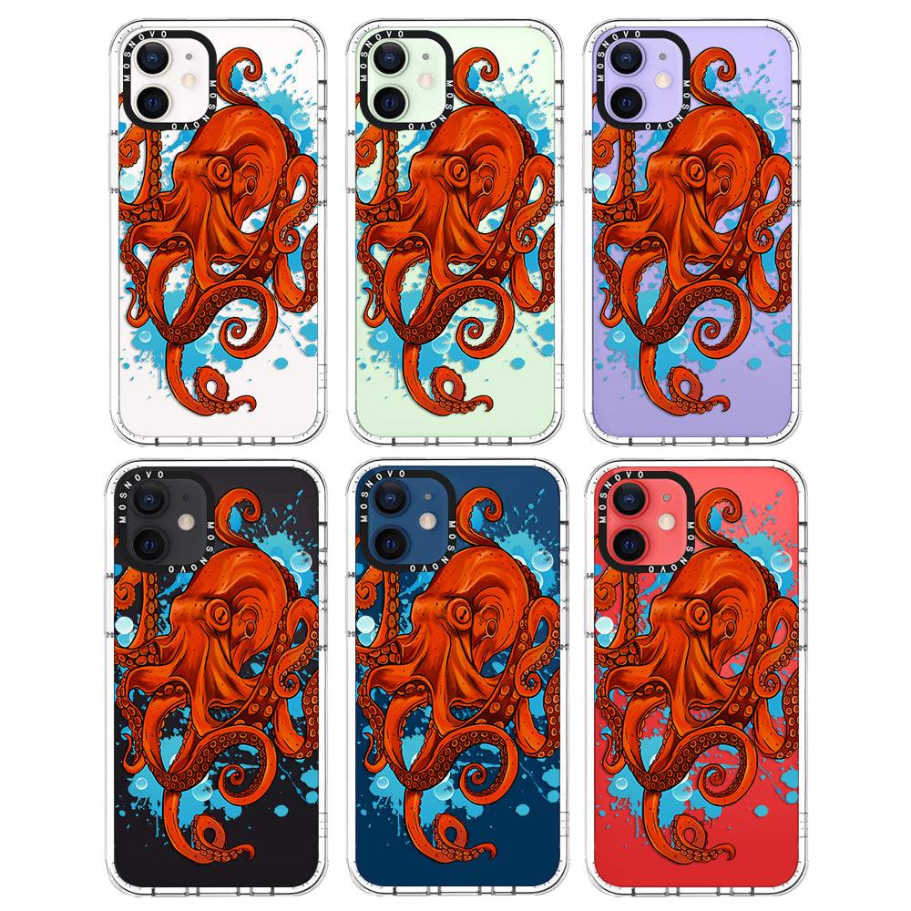 Octopus Phone Case - iPhone 12 Mini Case - MOSNOVO
