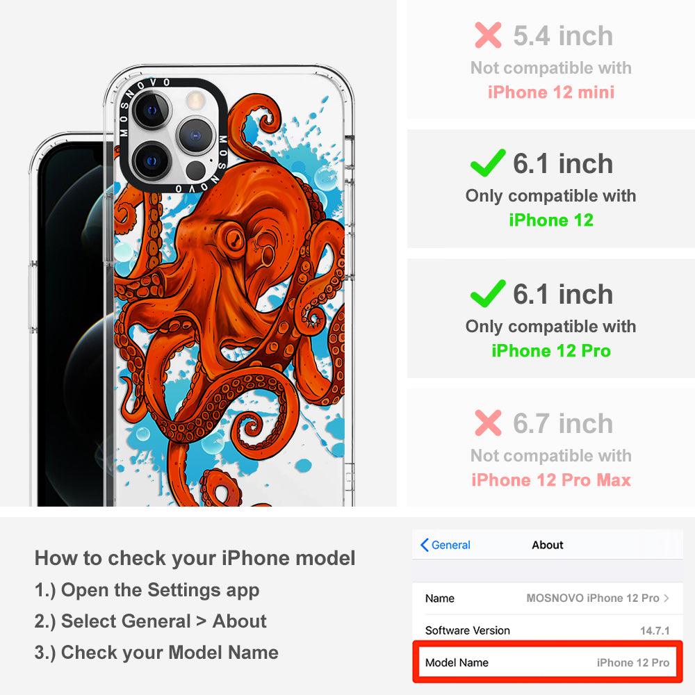Octupus Phone Case - iPhone 12 Pro Case - MOSNOVO