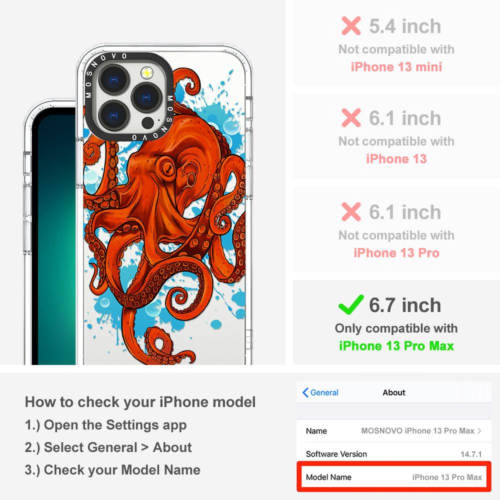Octupus Phone Case - iPhone 13 Pro Max Case - MOSNOVO