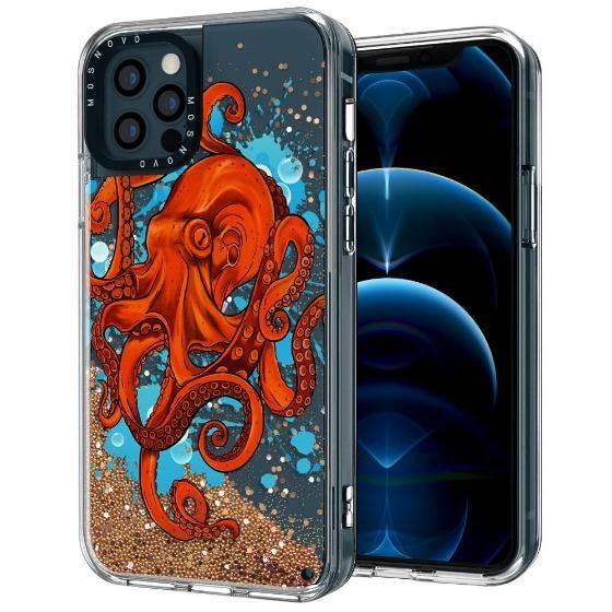 Octupus Glitter Phone Case - iPhone 12 Pro Max Case - MOSNOVO