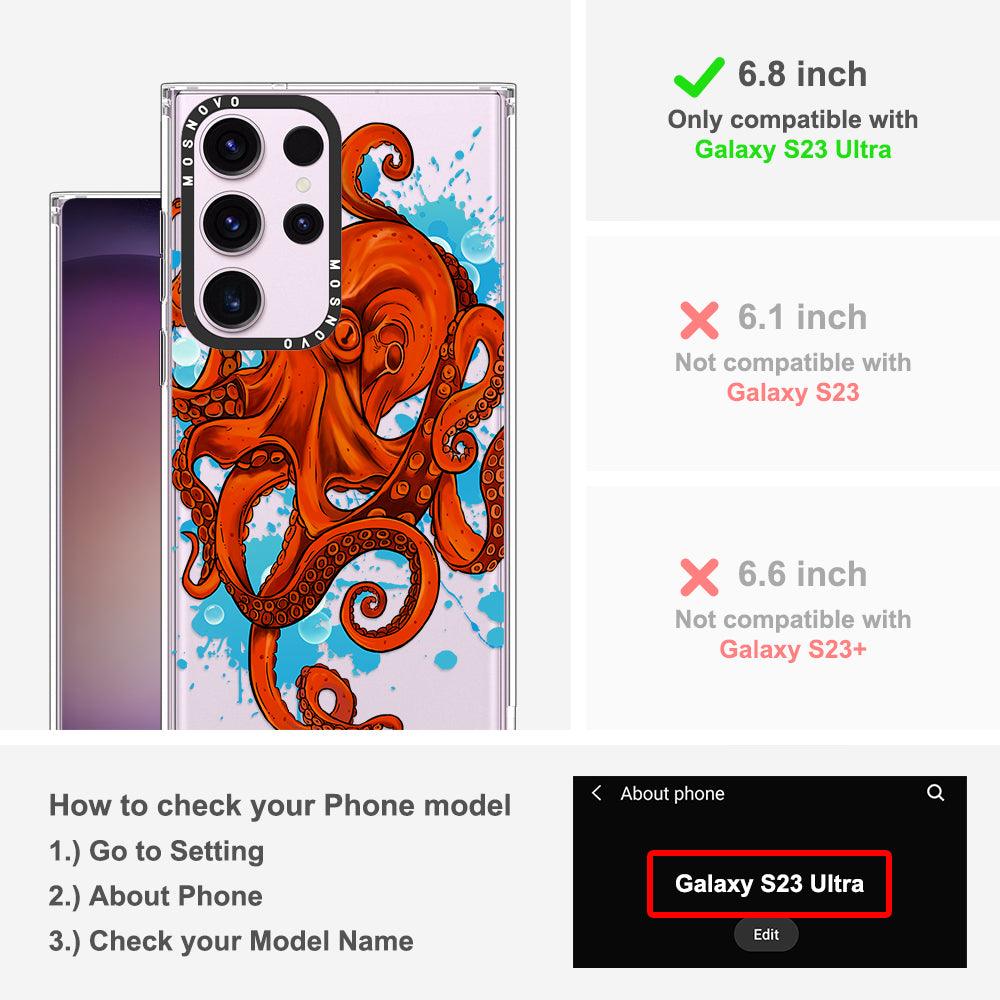 Octupus Phone Case - Samsung Galaxy S23 Ultra Case - MOSNOVO