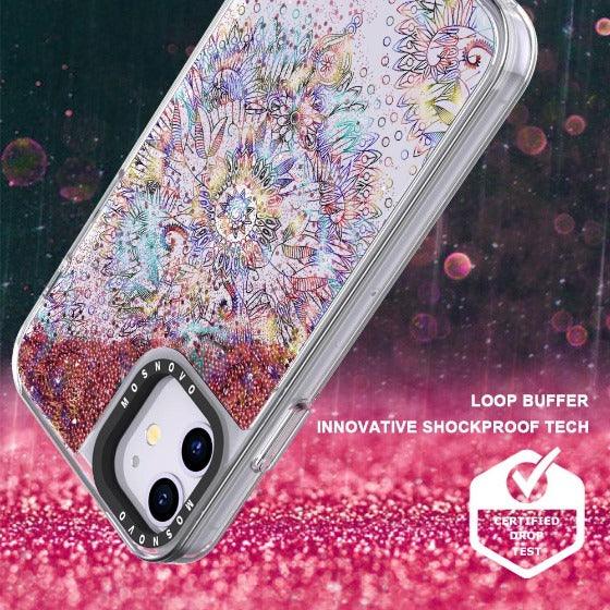Ombre Mandala Glitter Phone Case - iPhone 11 Case - MOSNOVO