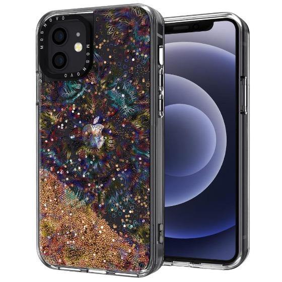 Ombre Mandala Glitter Phone Case - iPhone 12 Case - MOSNOVO