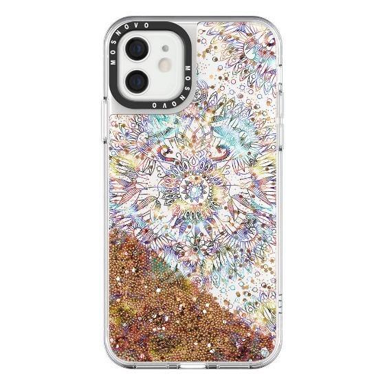 Ombre Mandala Glitter Phone Case - iPhone 12 Mini Case