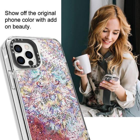 Ombre Mandala Glitter Phone Case - iPhone 12 Pro Case