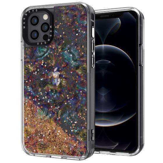 Ombre Mandala Glitter Phone Case - iPhone 12 Pro Case - MOSNOVO