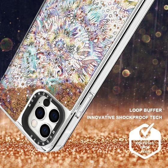 Ombre Mandala Glitter Phone Case - iPhone 12 Pro Max Case