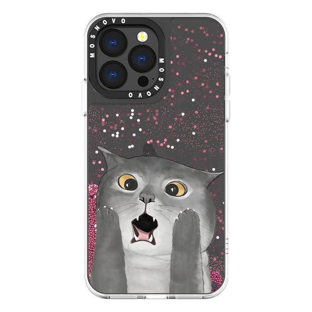 OMG Cat Glitter Phone Case - iPhone 13 Pro Case - MOSNOVO