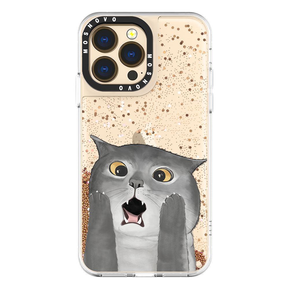 OMG Cat Glitter Phone Case - iPhone 13 Pro Case - MOSNOVO