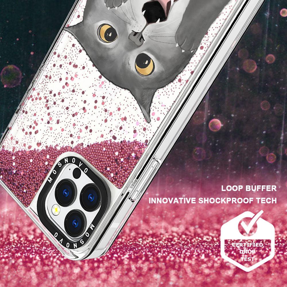 OMG Cat Glitter Phone Case - iPhone 13 Pro Max Case - MOSNOVO
