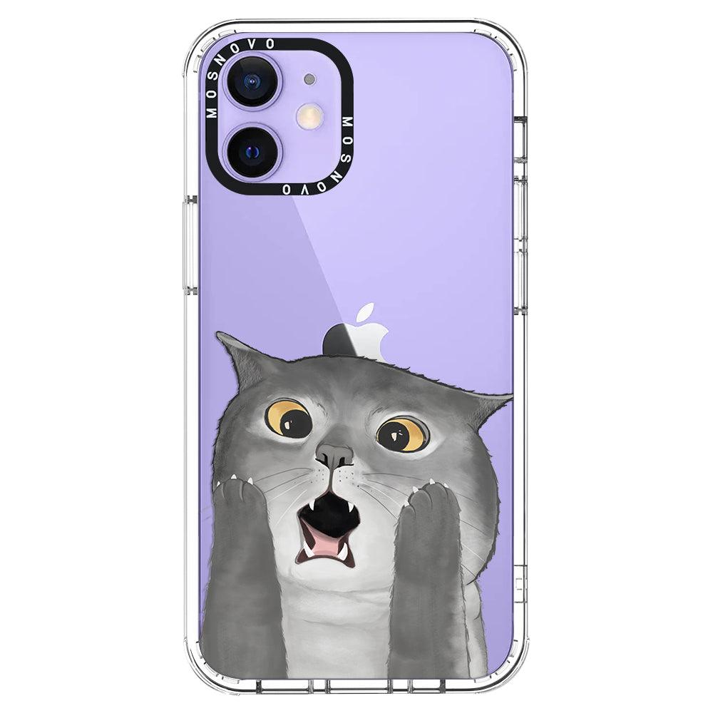 OMG Cat Phone Case - iPhone 12 Mini Case - MOSNOVO
