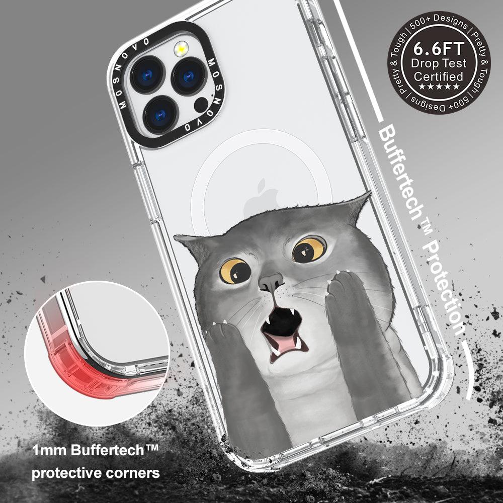 OMG Cat Phone Case - iPhone 13 Pro Max Case - MOSNOVO