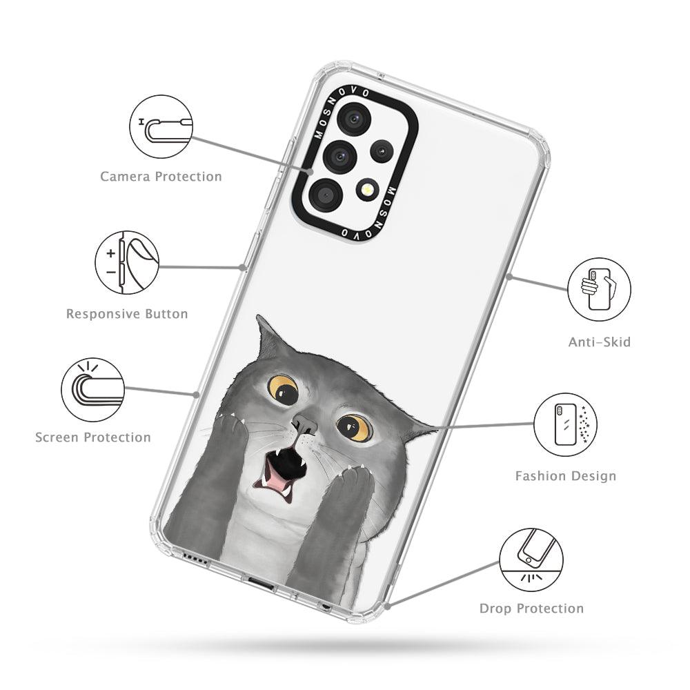 OMG Cat Phone Case - Samsung Galaxy A52 & A52s Case - MOSNOVO