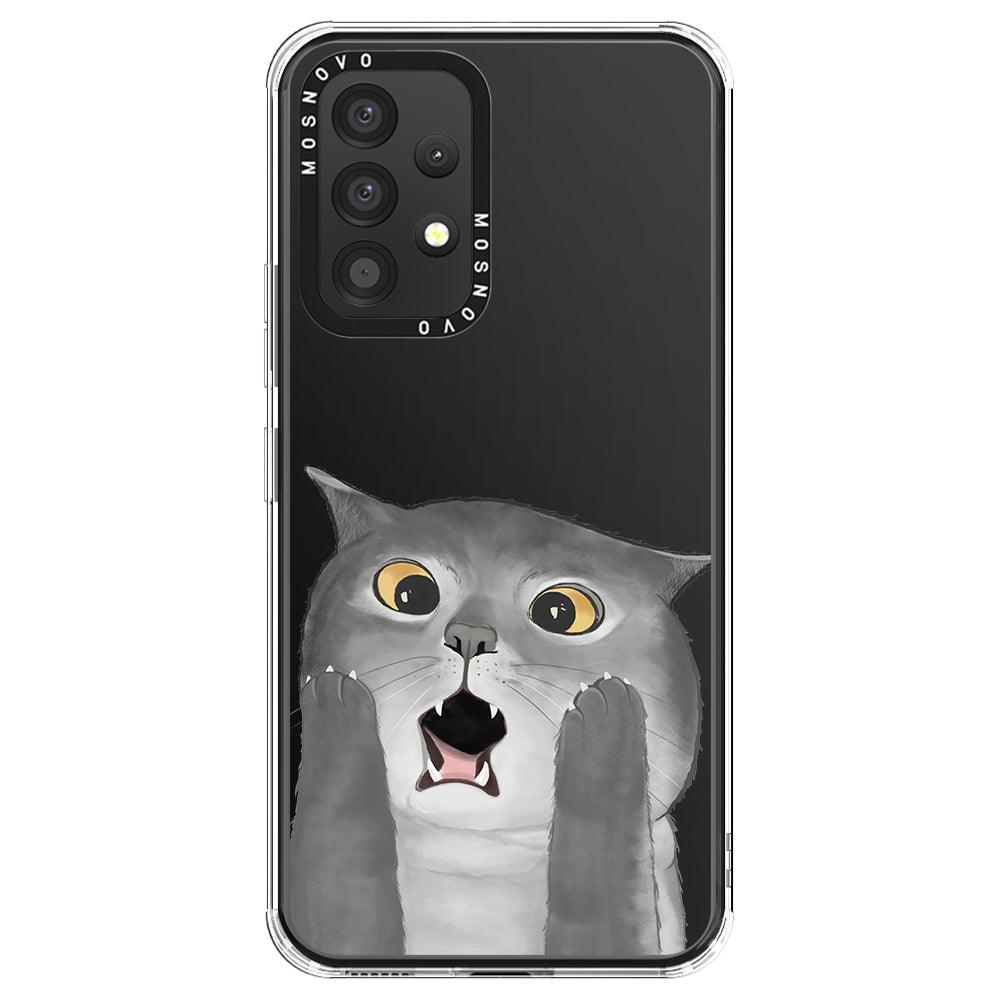 OMG Cat Phone Case - Samsung Galaxy A53 Case - MOSNOVO