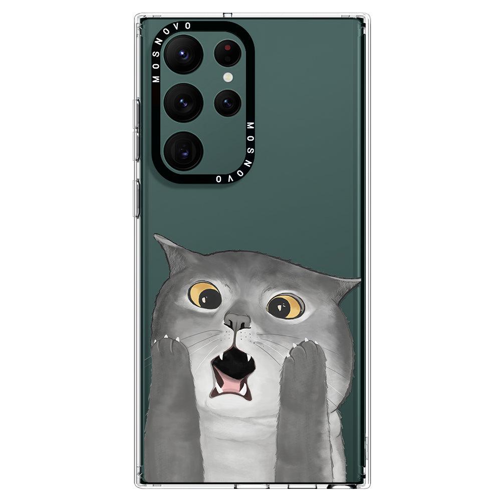 OMG Cat Phone Case - Samsung Galaxy S22 Ultra Case - MOSNOVO