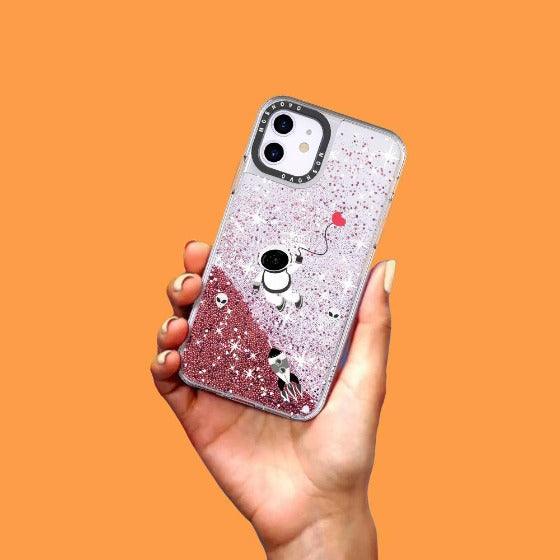 Outer Space Glitter Phone Case - iPhone 11 Case - MOSNOVO