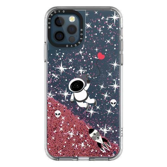 Outer Space Glitter Phone Case - iPhone 12 Pro Case - MOSNOVO