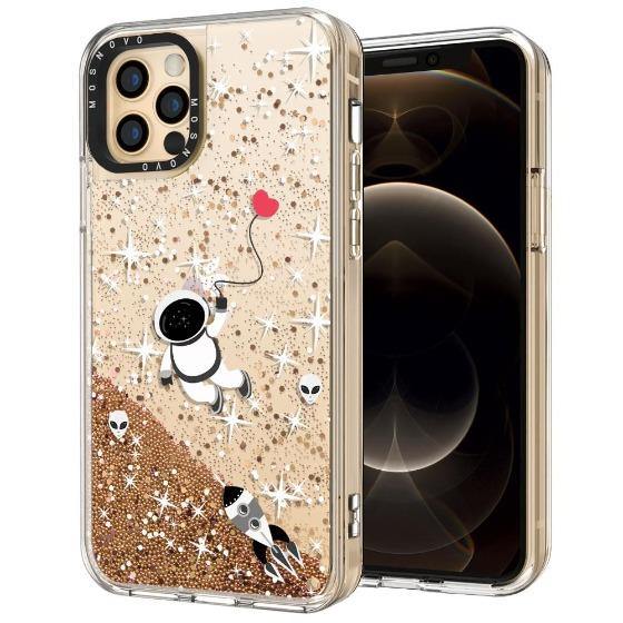 Outer Space Glitter Phone Case - iPhone 12 Pro Case - MOSNOVO