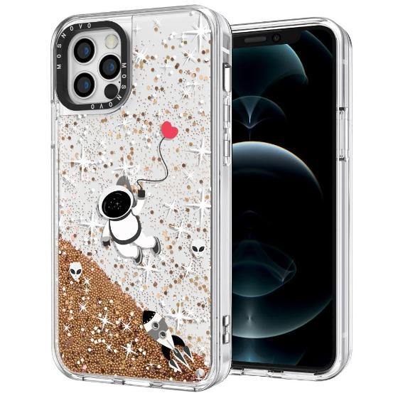 Outer Space Glitter Phone Case - iPhone 12 Pro Max Case - MOSNOVO