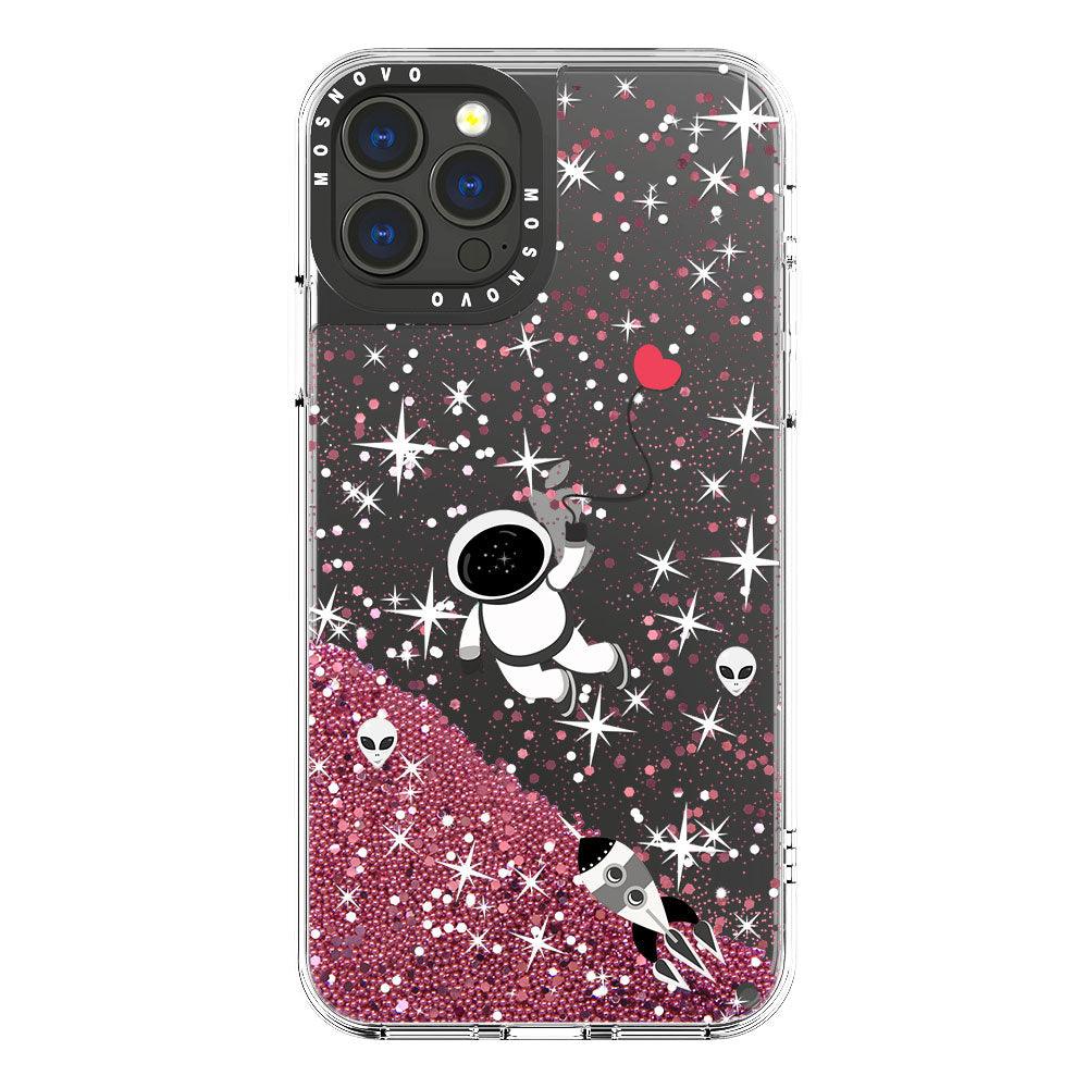 Outer Space Glitter Phone Case - iPhone 13 Pro Max Case - MOSNOVO