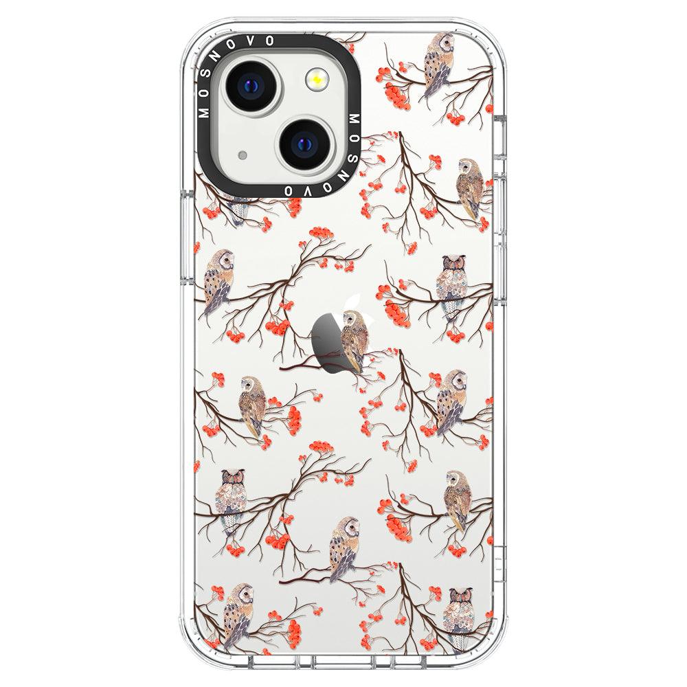 Owl Phone Case - iPhone 13 Mini Case - MOSNOVO