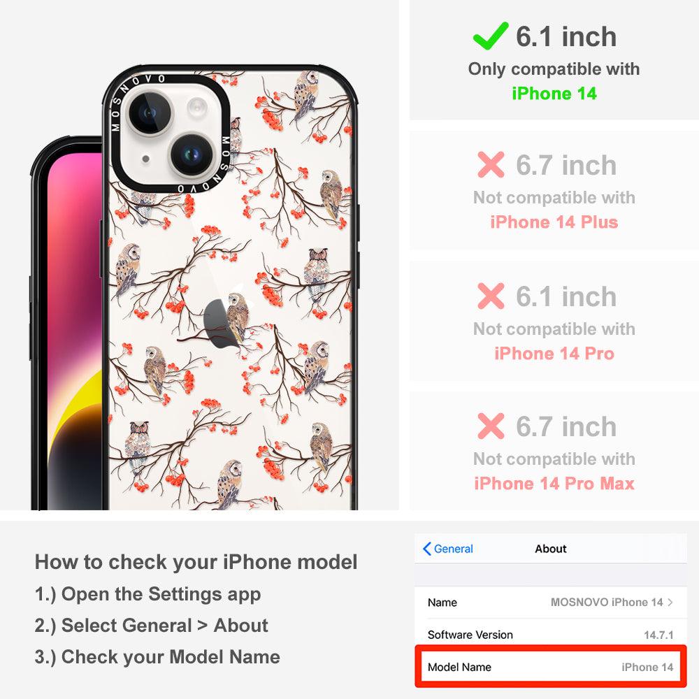 Owl Phone Case - iPhone 14 Case - MOSNOVO