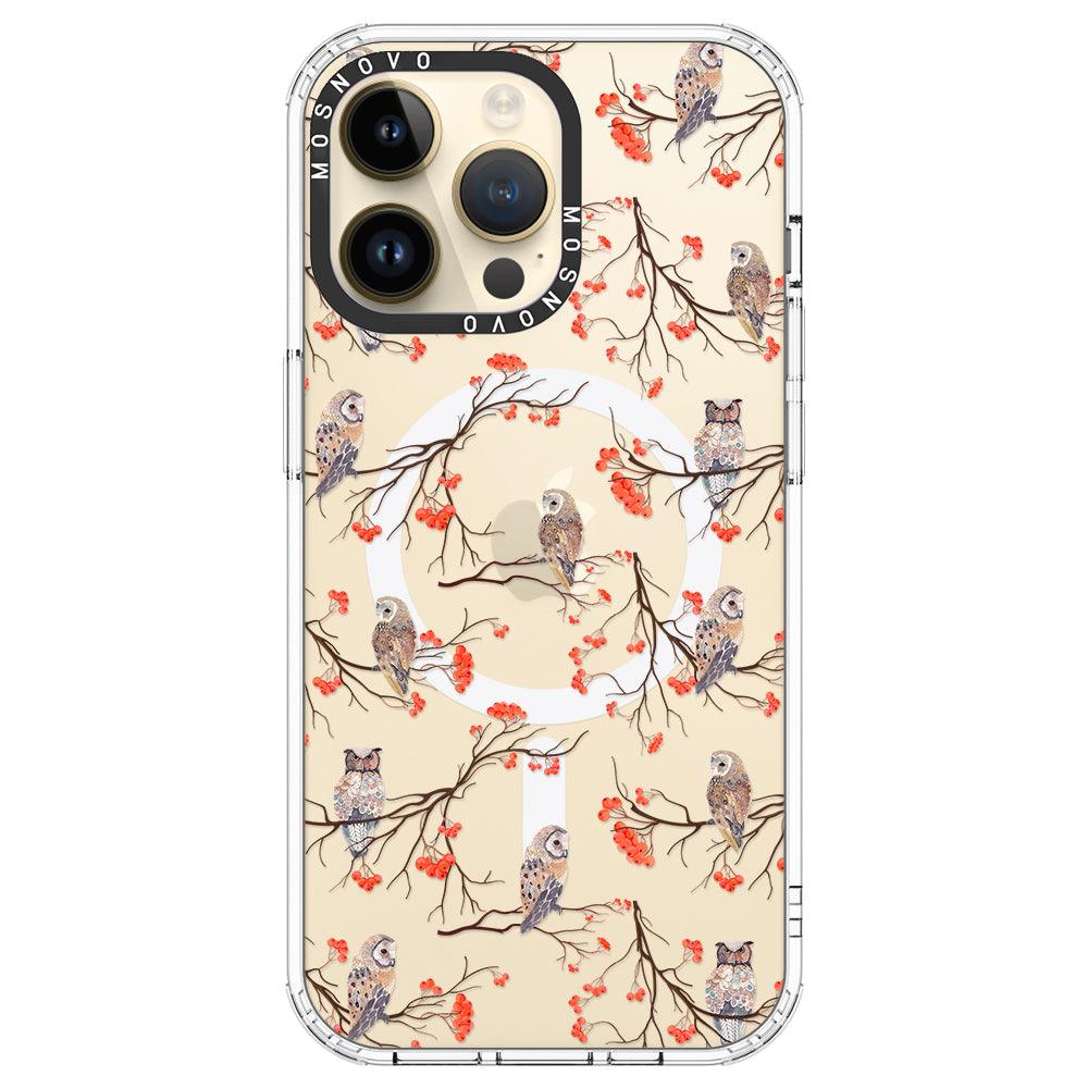 Owl Phone Case - iPhone 14 Pro Max Case - MOSNOVO