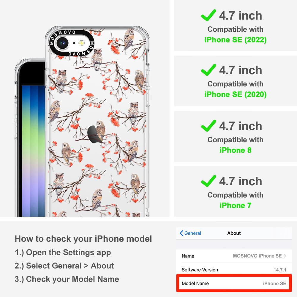 Owl Phone Case - iPhone 8 Case - MOSNOVO