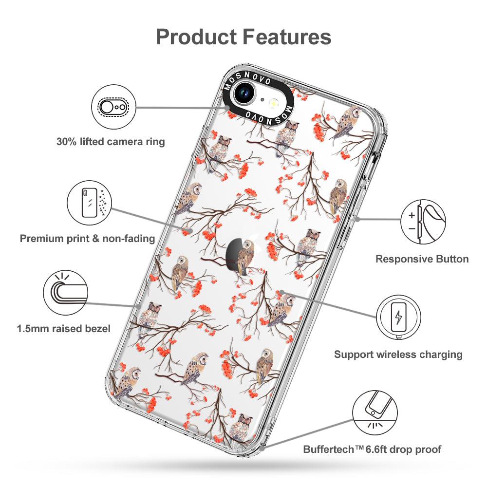 Owl Phone Case - iPhone SE 2020 Case - MOSNOVO