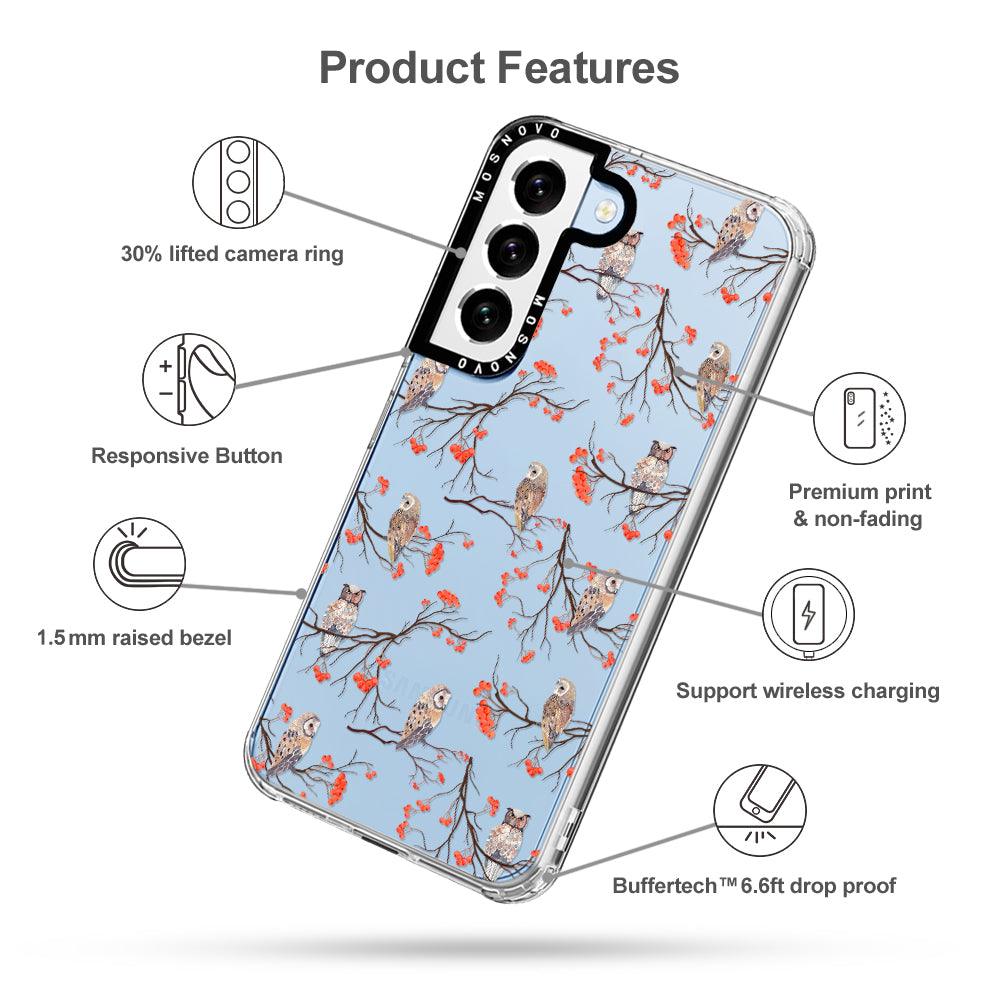 Owl Phone Case - Samsung Galaxy S22 Plus Case - MOSNOVO