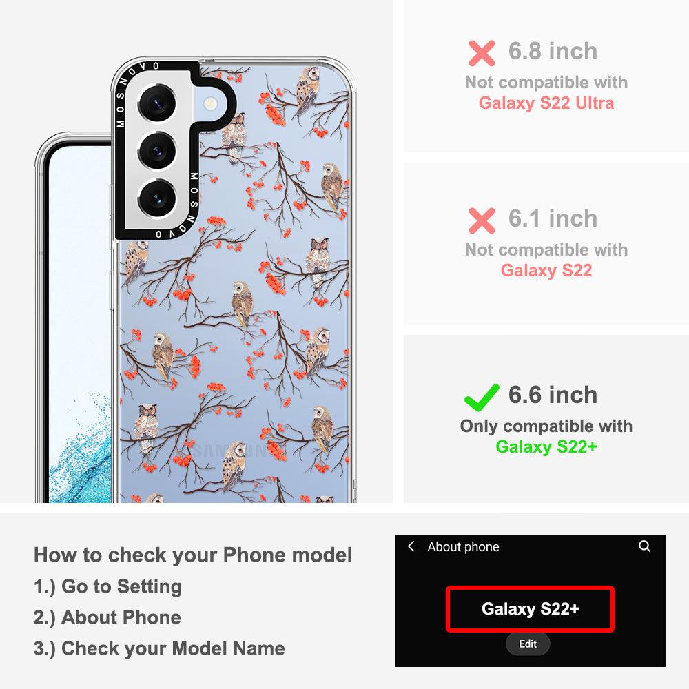 Owl Phone Case - Samsung Galaxy S22 Plus Case - MOSNOVO
