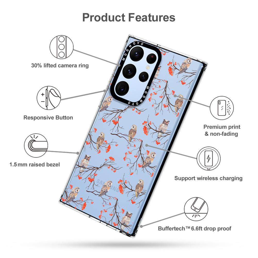 Owl Phone Case - Samsung Galaxy S22 Ultra Case - MOSNOVO